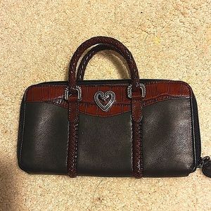 Brighton wallet with zipper change compartment will hold plenty of credit cards